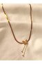 Butterfly Steel Necklace - Gold