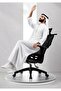 كرسي كمبيوتر مريح، كرسي مكتب مريح مع ارتفاع قابل للتعديل ودعم للظهر