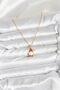 Golden Steel Chain Christmas Theme Women's Necklace for Elegant Necks