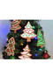 5-Piece Gingerbread Tree Christmas Ornaments