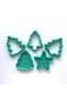 5-Piece Cookie Cutter Set with Pine Tree and Star Themes |   Christmas Decorations |   Sugar, Clay Dough