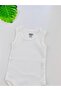 100% Cotton Corded Fabric Straps Baby Undershirt Bodysuit - 3
