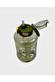 Sports Water Bottle 2 Lt – with Straw, Lockable Lid, Carrying Sleeve - Green - 5