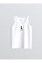 Two Mt Shop Quality Lcw Kids White Combed Cotton Printed Standard & Regular Sleeveless Boys' Undershirt - 3