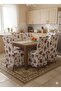 Chair Cover - Washable - Flexible - Elastic Chair Cover with Skirts - 4