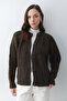 Brown Melange 5 Button Cardigan - 251061