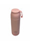 430 ml 304 Steel Flip-Open Cup with Lid and Pouring Thermos - Pink - 3