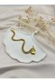 Gold Color Heart Lock Detailed Women's Bracelet – Modern, Glamorous, and Timeless Design - 6