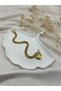 Gold Color Heart Lock Detailed Women's Bracelet – Modern, Glamorous, and Timeless Design