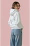 Unisex Oversized Long Sleeve Cat Printed Hoodie - 2