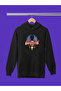 Journey Printed Cotton Long Sleeve Fleece-Lined 3 Yarn Hooded Rock Sweatshirt - 2