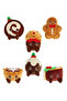 8cm Bakery Festive Sweet Treats 6 Asstd, Sold individually