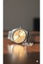 Men's Wristwatch Silver Color, Orange Dial - Stylish Metal Band, 2 Years Warranty - 2