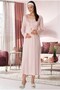 Maternity Dressing Gown Pajamas Nightgown Set - 4
