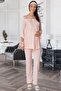 Maternity Dressing Gown Pajamas Nightgown Set - 3