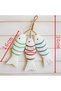 Coastal Wooden Hanging Fish Décor – Set of 3 Fish with Rope, Beach House Wall Decoration - 2
