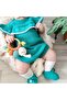 Hand Knitted Baby Salopet and Booties 3-6 Months Old - 3