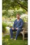 Men's Long Sleeve Shirt Blue Color Large Size Pajama Set - 2