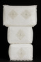 Nergis Kadife 3-Piece (60X40/40X40/30X35) Lace Pillowcase Set Dowry Engagement Wedding Bridal Gift Set