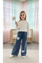 Girls' Transitional Top and Bottom Set, Suitable for Seasonal and Festive Wear, High-Quality Cotton Fabric, Fully Stretchy - 4