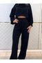 New Season Casual Chic Knitwear Set Women's Turtleneck Long Sleeve Short Blouse