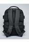 Black Men's Solid Zip-Around Backpack - 2
