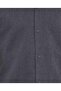 Textured Shirt With Revere Collar And Short Sleeves - 7