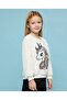Sequined Sweatshirt With Crew Neck And Long Sleeves - 3