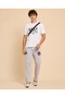 Typography Print T-Shirt With Crew Neck And Short Sleeves - 5