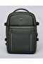 Olive Men's Solid Zip-Around Backpack