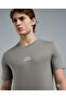 Typography Print T-Shirt With Crew Neck And Short Sleeves - 3