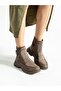 Manag Brown Furry Women's Boots