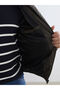 Khaki Large Size Standard Fit Hooded Men's Puffer Jacket - 3