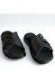 Men's Genuine Leather Slippers Ultra Comfortable Orthopedic Sole Lightweight Soft Comfortable Daily Black Slippers - 2
