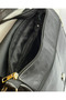 Black Genuine Leather Bag Women's Daily Use Crossbody Shoulder Bag (25cm X 18cm) - 7