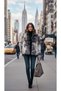 Gray Women's Fur-Looking Plush Coat – Winter Warm Furry Coat, Stylish Casual Outerwear - Lined