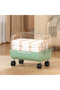 2-Layer Floor-Standing Kitchen Storage Rack with Removable Vegetable Basket - 4