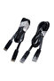 كابل شبكة الإنترنت المسطح النحيف RJ45 Cat5e، عبوة من 10 قطع، 1.5 متر - 5