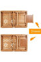 OneDcor Adjustable Bamboo Laptop Table for Bed – Foldable Lap Desk with Cooling Fan & Drawer - 7