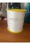 1 mm White Macrame Parachute Cord, Necklace - Bracelet - Knitting Cord 300 Mt