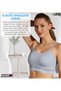Seamless Padded Sports Bra Non Wired Adjustable Straps For Yoga Gym Training Running Workout Fitness - 3