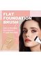 Flat Foundation Brush for Liquid Makeup, 14cm - Silver - 2