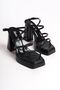 Women's Special Design Ankle Strap Platform Heeled Evening Dress Shoes