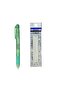 Mono Knock 3.8 Round Push Eraser Green and Set of 4 Refill Erasers - 2
