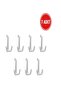 Towel Rack, Clothes Rack, Behind Door Rack Radiator Rack Bathroom Rack White 7 Pieces - 5