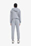 Z9112Azgr445 Gray Defactofit Slim Fit Slim Fit Standard Leg Skuba Diving Fabric Jogger Sweatpants - 8