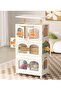 3 Layers Stylish Multi-Functional Storage Cabinet Wardrobe - 5