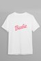 Design Barbie One Front Print Oversized Cotton Crew Neck Unisex T-Shirt - 3