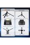 Rechargeable 3-Head LED Work Light with Detachable Tripod, 500/1000/2000 Lumen, 3500/6500K - 6