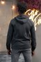Slimfit Hooded Side Pocket Zippered Sports Fleece Cardigan - 5